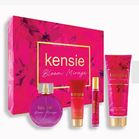 KENSIE FRAGRANCE 4 Pc Bloom Mirage Gift Set BRAND NEW/SEALED - Picture 1 of 5